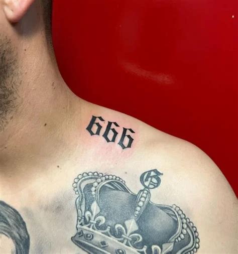 angel number tattoo neck|Spiritual Ink: 76 Meaningful Angel Number Tattoos